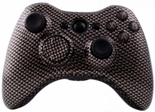 Hydro Dipped Black Gold Carbon Fiber Wireless Controller Replacement Shell for XBOX 360 Hydro Dipped Black Gold Carbon Fiber Wireless Controller Replacement Shell for XBOX 360