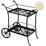 Windham Castings Catalina Tea Cart Frame Only, Cream