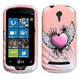 MyBat Crowned Heart Snap-on Hard Phone Protector Case Cover For LG Quantum  ....