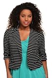 Torrid Plus Size Black Ponte Jacket