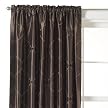 Home Contessa Embroidered Window Panel - Walnut