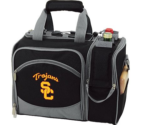 Picnic Time Malibu USC Trojans Print Picnic Baskets