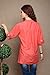 Ashir Aley Embroidered Peasant Dressy Tops 3/4 Sleeve Mexican Blouse