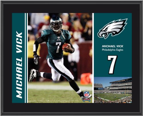 Mounted Memories Philadelphia Eagles Michael Vick 10.5 x 13 Sublimated Plaque