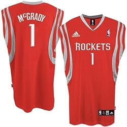 Tracy McGrady Red adidas NBA #3 Swingman Houston Rockets Jersey