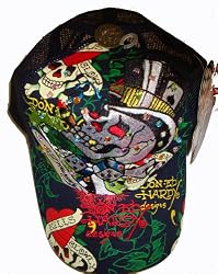 Ed Hardy Hat Specialty Stone Cap Navy Brad