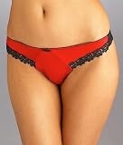 Felina Tricia Satin Low Rise Thong Panty