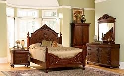 5pc Isabella Collection Solid Wood California King Bedroom Set