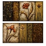 IMAX Yvonne Collage Oil Paintings, Set of 2