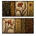 IMAX Yvonne Collage Oil Paintings, Set of 2