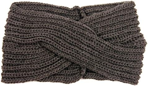 Women Crochet Headband Knit Hairband Headwear Headwrap (!B)