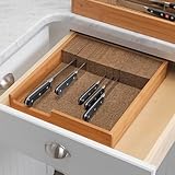 Bamboo Knife Dock Storage Tray 
