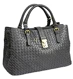 Bottega Veneta Woven Iron Leather Expandable Large Tote 171265/V7782/1106