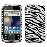 Motorola MB508 Flipside Graphic Case - Black/White Zebra