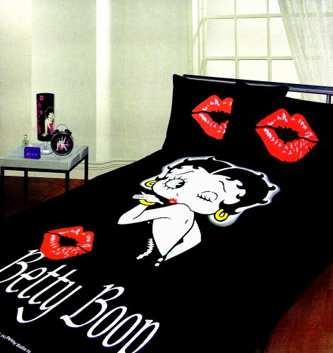 Betty Boop 'Kiss' Single Duvet Cover and Pillowcase