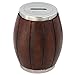 Wooden Money Bank - Barrel Coin Handmade Money Box for Kids and Adults Decor - Piggy Bank Retro 5.5" x 4.5" RS.525.00