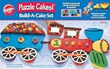 Kitchen & Housewares : Wilton Puzzle Cake, Transportation Silicone Puzzle Set