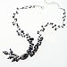 Chuvora Genuine Abalone Shell Gold Silk Thread Necklace with Lobster Claw Clasp 17''-20'' Princess Length