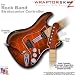 Colorburst Orange WraptorSkinz Skin fits Rock Band (Original) Stratocaster Guitar for Nintendo Wii, XBOX 360, PS2 & PS3 (GUITAR NOT INCLUDED)