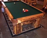 8 Foot Aspen Log Trim Pool Table