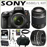 Sony Alpha A580/L 16.2MP HD DSLR Camera and 18-55mm F3.5-5.6 Lens with Sony ....