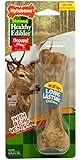 Nylabone 1 Count Healthy Edibles Large Wild Venison Dog Treat Bones