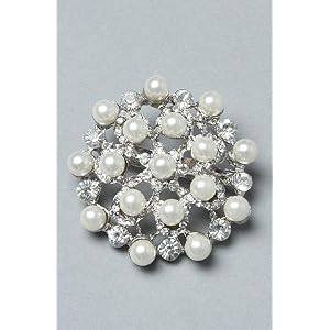 Buy *The Extras The Multi Pearl and Crystal Circle Pin,Accessories for Women by var goTwisterProductImageStrings = new Object();goTwisterProductImageStrings['prodImageNotAvailTextNoColor'] = 
