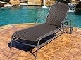 Tortuga Tuscan Lorne Wicker Chaise Lounge