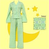Bedhead Green Tiles Hipster Voile Cotton Pajama
