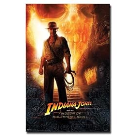 Indiana Jones and the Kingdom of the Crystal Skull (Harrison Ford Standing) Movie Poster Print - 24" X 36"