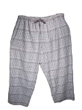 Alfani Fog Plaid Pajama Bottoms 3X