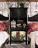 Portofino Secretary Desk Basque Black