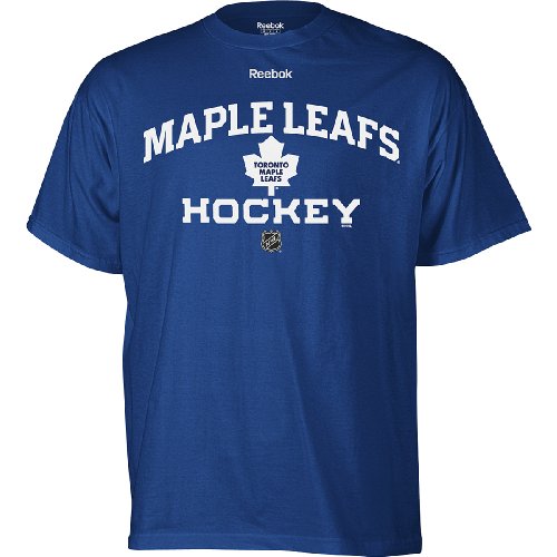 NHL Toronto Maple Leafs Authoritative Dark Blue Short Sleeve Tee (Dark Blue, X-Large)