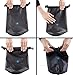 Bago Dry Bags - SEE-THROUGH Waterproof Window. Plus Cell Phone Dry Bag, Adjustable Shoulder Strap. Fits in your Backpack Duffel Sack. Lightweight & Heavy Duty (5L+10L Black)