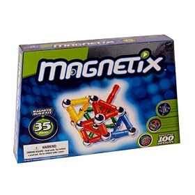 Mega Bloks 2811 Magnetix Primary Colours Box 35Pcs Set