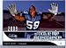 2009 Upper Deck Rookie Premiere Football Card #1 Aaron Curry (RC) - Seattle Seahawks (Rookie Card) Mint Condition - In Protective Display Case!