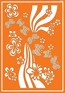 JAVANA TEXTIL stencil, self-adhesive and reusable 