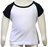 Bella Baby Short Sleeve Two-Tone Raglan T-Shirt. 120