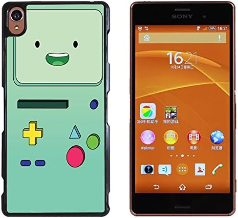Beemo Adventure Time Hard Plastic and Aluminum Back Case For Sony Xperia Z3