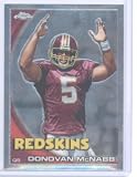 2010 Topps Chrome Football Card #C10 Donovan McNabb Washington Redskins