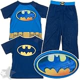 Batman Blue Pajamas with Cape for Boys