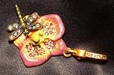 JAY Strongwater Charm Orchid Dragonfly