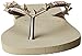Havaianas Women's Slim Hardware Flip Flop Sandal, Sand Grey, 7/8 M US