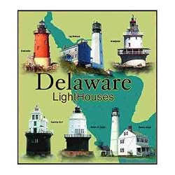 Delaware Bay Lights Coverlet