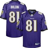 Reebok Baltimore Ravens Anquan Boldin Replica Jersey,Purple,X-Large