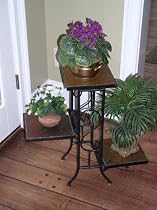 4D Concepts 3 - tier Plant Stand with Slate Top