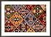 Romanian Loom-Woven Carpet Detail, Suceava, Romania, Framed Photographic Poster Print by Diana Mayfield, 35x25