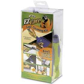Super Pet EZ Care Cage 6-Piece Cleaning Kit, Pet Bird by Super Pet