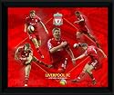 Steven Gerrard 16x12" Framed Player Montage, Liverpool FC.