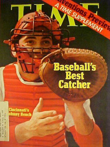Johnny Bench July 10, 1972 Time Magazine Professionally Matted Cover 11 X 14 Size Ready For Framing